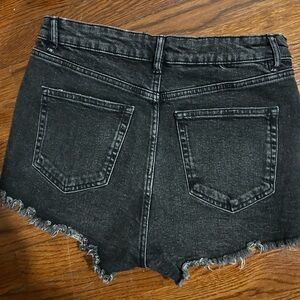 Zara Dark Gray Jean Shorts